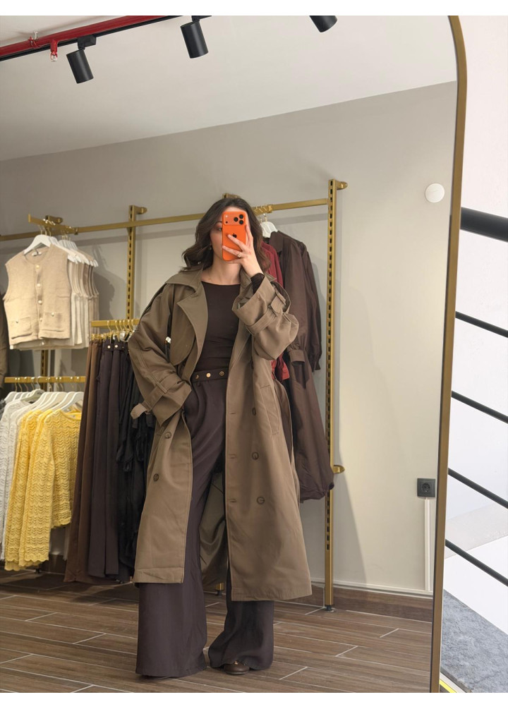 CONCEPT KAHVE BARBOUR TRENÇ 